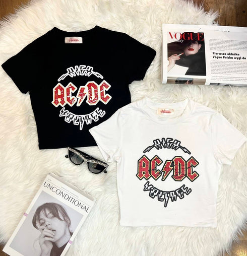 Basic Prints Crop T-Shirts